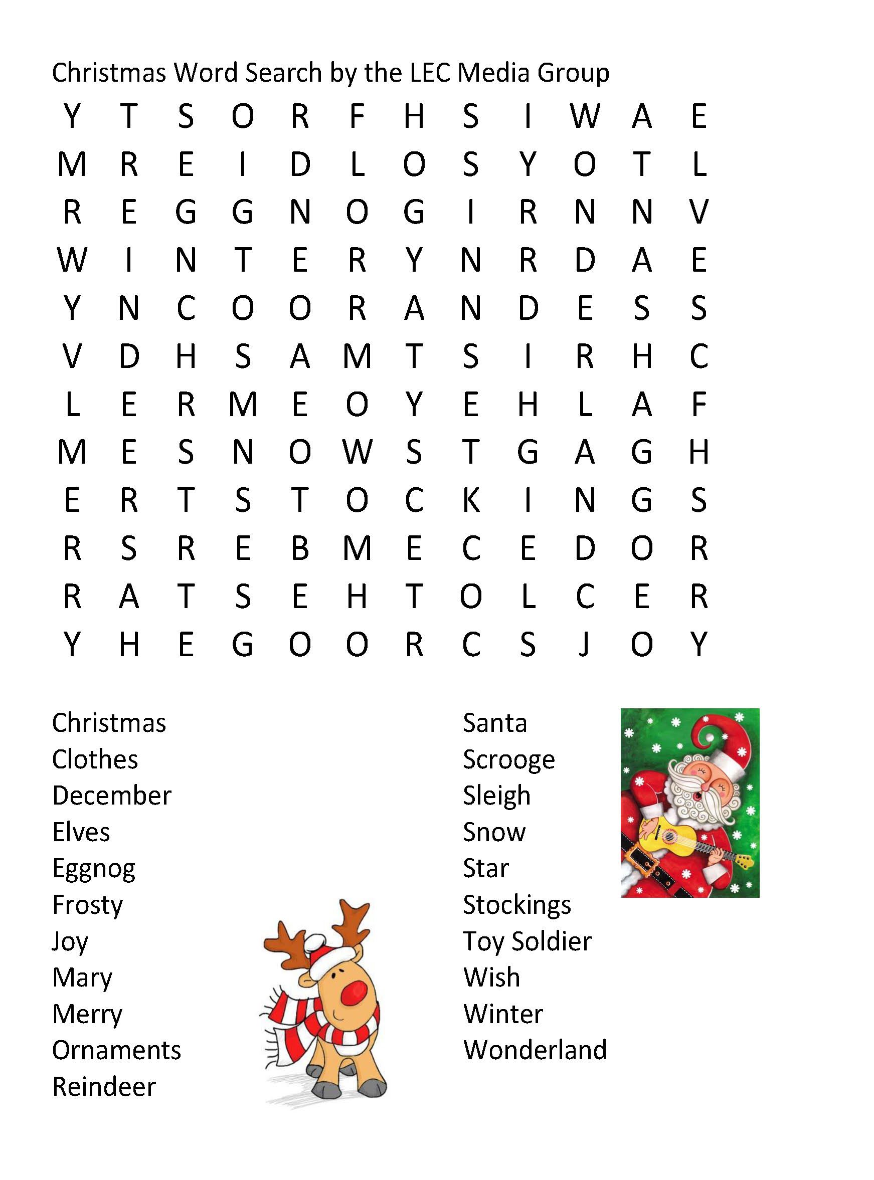 Christmas Word Search